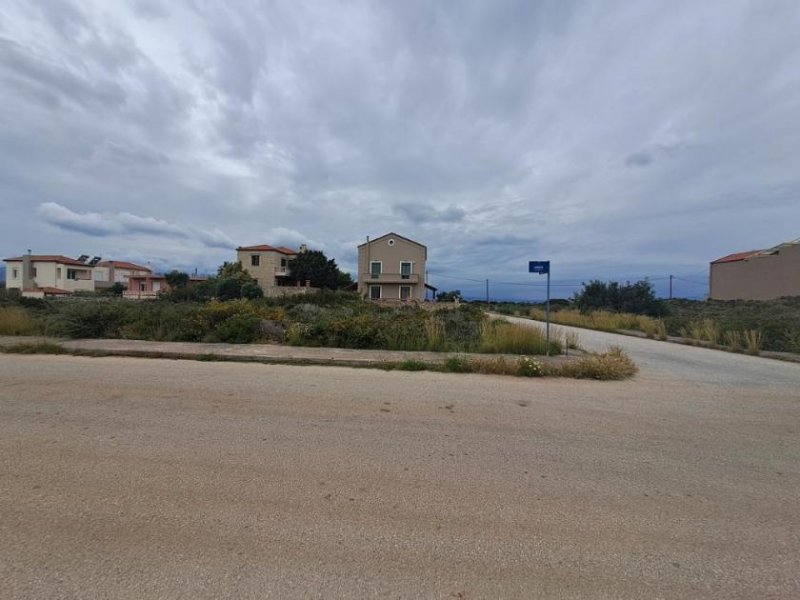 Chorafakia Chania Kreta, Chorafakia Chania: Baugrundstück mit Meer- und Bergblick zu verkaufen Grundstück kaufen